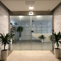 Fast automatic glass door